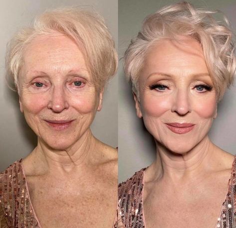 Woman Transformation, Makeup Tips For Older Women, Makeup For Older Women, Hooded Eye Makeup, Diet Vegetarian, Makeup Transformation, Bride Makeup, Smokey Eye Makeup, Gorgeous Makeup