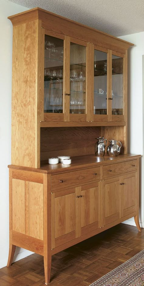 Shaker-style Linen Press - FineWoodworking Dining Cabinet Ideas, Modern Wood Furniture Design, Crockery Cabinet Design, Crockery Cabinet, Crockery Unit Design, Crockery Design, Dining Room Cabinet, Crockery Unit, Kabinet Dapur