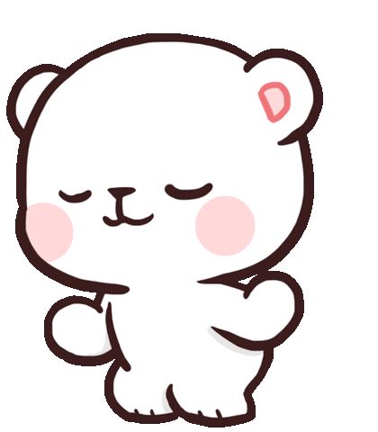 Happy White Bear Sticker by milkmochabear for iOS & Android | GIPHY Milk N Mocha, Milk Y Mocha, Mocha And Milk, Milk Bear, Mocha Milk, Milk And Mocha Bear, Milk Mocha Bear, Mocha Bear, Bear Gif