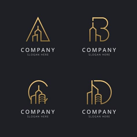 Construction Logo Design Ideas, Real Estate Logo Ideas, Build Logo, Building Logo Design, Property Logo Design, Online Logo Creator, Law Firm Logo Design, Inmobiliaria Ideas, 3d Logos