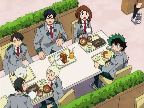 Mha Cafeteria, Mha Battle Scene, My Hero Academia Shifting, Mha Shifting Visuals, Mha Background, Screencaps Mha, Mha Visuals, Bnha Screenshots, Mha Screencaps