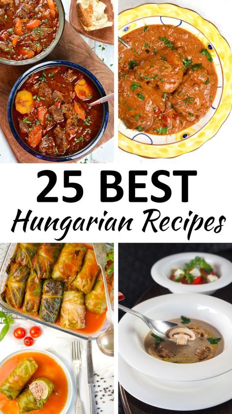 Hungarian Food Recipes, Hungarian Stuffed Cabbage, Hungarian Christmas, Christmas Dinner Recipes, Hungarian Food, Eastern European Recipes, Hungarian Cuisine, Around The World Food, Hungarian Recipes