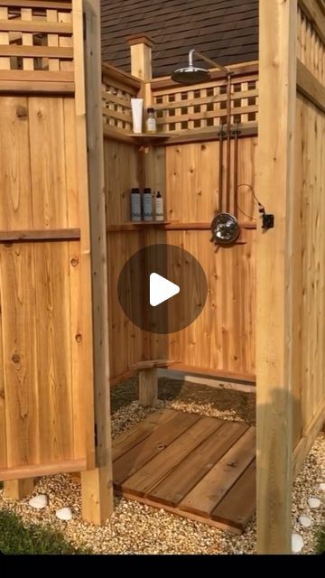 Cape Cod Outdoor Shower Kits on Instagram: "Take a look at how easy it is to install our Cape Cod Outdoor Shower Kits! Video by: @kateystanley  . . . . .  #capecod #capecodshowerkits #outdoorshower #diyoutdoorshower #diy #showerkit #outdoorshowerkit #outdoorshowerencolsure #outdoorshowerideas #diyoutdoorshower #freestandingoutdoorshower #outdoorpoolshower #outdoorshowergoals #outdoorshowerdesign #outdoorshowerseason #capecodlife #capecodsummer #capecodstyle #capecodhouse #capecoddesign #capecodstylehome #capecodder" Outside Shower Ideas, Outdoor Toilet And Shower, Outdoor Shower Inspiration, Diy Outdoor Shower Ideas, Outdoor Shower Kits, Outside Showers, Outdoor Shower Enclosure, Outdoor Shower Diy, Outdoor Bathroom Design