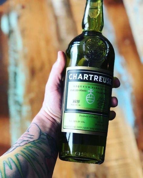 Green Chartreuse is a digestif made from 130 plants.