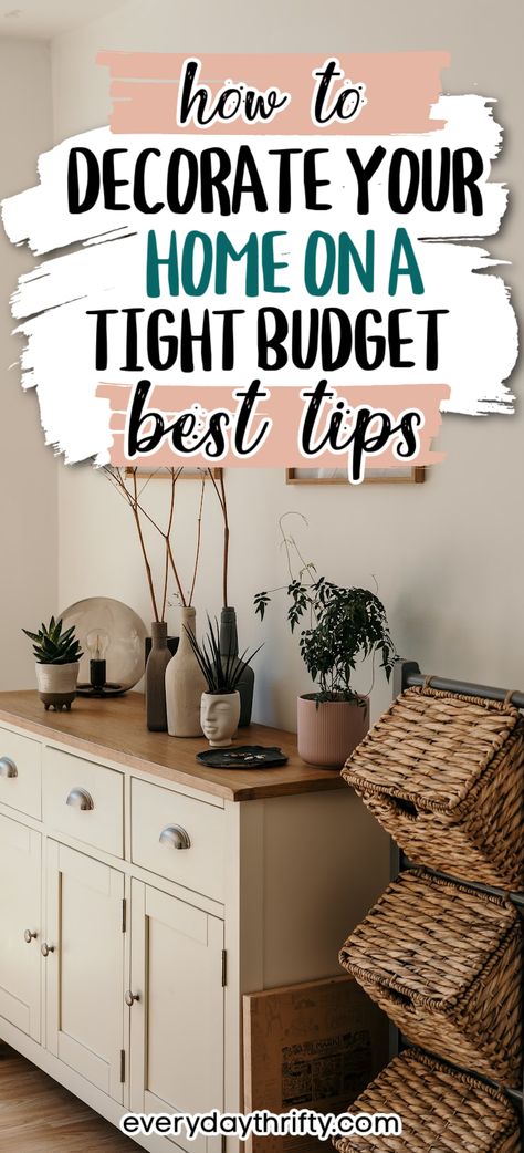 Cheap Diy Home Decor, Simple House Design, Thrifty Decor, Inexpensive Home Decor, Home Decor On A Budget, Decor On A Budget, Living Room On A Budget, Up House, Free Family