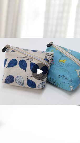 850K views · 12K reactions | Quick & Easy Zipper Pouch Bag  #diy #howto #sewing #sewingtricks #easysewing #sewingbag #sewingproject #giftideas | Ae PooiM | Ae PooiM · Original audio Purse Video, Easy Zipper Pouch, Diy Pouch No Zipper, Sewing Purses, Girls Handbags, Bag Diy, Creation Couture, Snack Bags, Fabric Bags