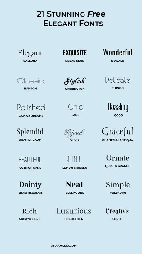 20 Beautiful and free elegant fonts — Ley Design Studio Font For Logo, Typography Logo Fonts, Fonts For Business, Numbers Tattoo, Elegant Words, 10 Tattoo, Fonts For Tattoos, Fonts Canva, Font Love