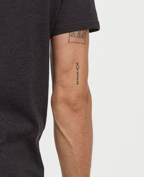 Pin by Drew on Татуировки | Tricep tattoos, Writing tattoos, Wrist tattoos for guys Minimal Bicep Tattoo Men, Tricep Men Tattoo, Tatoos Minimaliste Men, Bicep Line Tattoo, I Am > I Was Tattoos, Guys Tattoos Arm, Small Tattoo Placement Men, Men’s Tattoo Placement, Single Tattoos Men