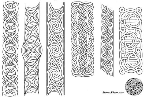 Viking Knotwork, Celtic Border, Embroidering Machine, Tattoo Band, Celtic Band, Celtic Ornaments, Knot Tattoo, Tattoo Thigh, Celtic Tattoo