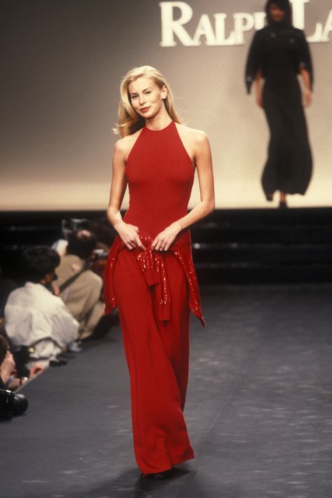 Ralph Lauren Runway, Niki Taylor, Ralph Lauren Fall, 90s Runway Fashion, Runway Fashion Couture, Original Supermodels, Runway Outfits, 90s Fashion Outfits, Ralph Lauren Outfits