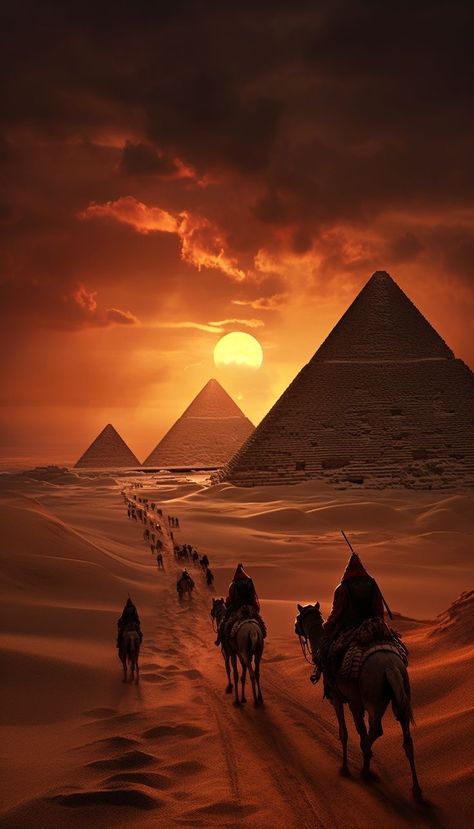 Ancient Egypt Aesthetic, Egypt Wallpaper, Starověký Egypt, Egypt Concept Art, Egypt Aesthetic, Pyramids Egypt, Kraf Kertas, Egypt Art, Egyptian Mythology