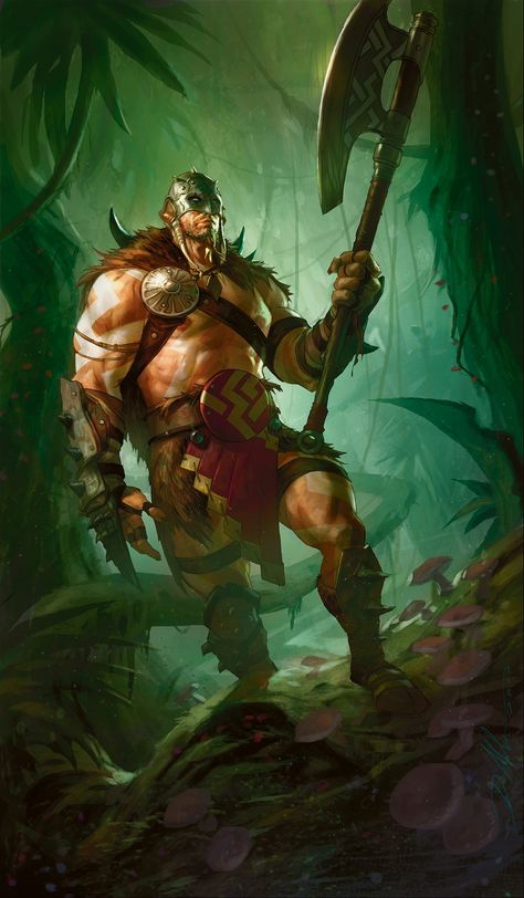 Garruk, Primal Hunter - MtG Planeswalker Art Mtg Planeswalkers, Magic The Gathering Art, Fantastical Creatures, Mtg Art, Story Art, Magic The Gathering Cards, Fantasy Worlds, Arte Fantasy, Fantasy Warrior