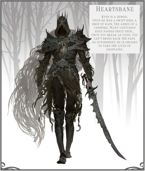 ArtStation - Heartsbane Skeleton In Armor, Armor Inspiration, Dungeons And Dragons Classes, Knight Art, 다크 판타지, Soul Art, Dungeons And Dragons Homebrew, Game Character Design, Fantasy Armor