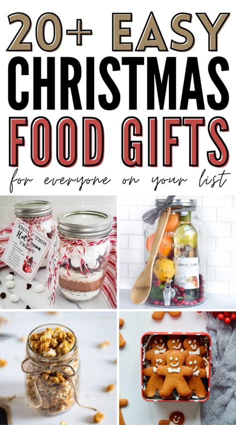 Basket Of Homemade Goodies, Easy Gifts For Family Christmas, Muddy Buddy Christmas Gift, Cheap Edible Christmas Gifts, Christmas Recipe Gifts, Homemade Eatable Christmas Gifts, Homemade Christmas Gift Basket Ideas, Homemade Edible Gifts For Christmas, Homemade Holiday Food Gifts