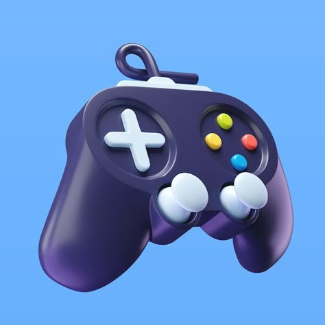 Game Controller Art, Virtual Reality Art, Games Icon, Icon Game, Kids Cartoon Characters, 3d Modeling Tutorial, Business Graphics, Typography Artwork, Game Icons