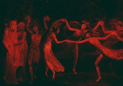 Dance Film, Red Lighting, Fairies Dancing, Fotografi Vintage, Art Tumblr, Soyut Sanat Tabloları, 다크 판타지, William Blake, Group Of People