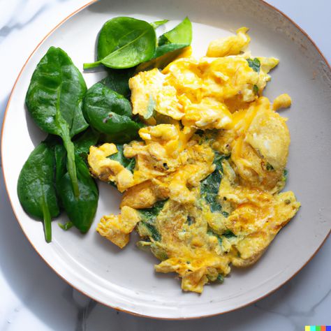 Scrambled Eggs with Spinach and Avocado Scrambled Egg Avocado, Scrambled Eggs With Spinach And Cheese, Scrambled Egg Whites And Spinach, Scrambled Egg With Spinach, Spinach Egg Scramble, Scrambled Eggs Spinach, Eggs With Spinach, Scrambled Eggs With Spinach, Avocado Egg