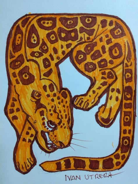 jaguar Jaguar Tattoo, Mayan Art, Whole Earth, Aztec Art, Art Appreciation, Mexican Art, Mexican Folk Art, Jaguar, Panther