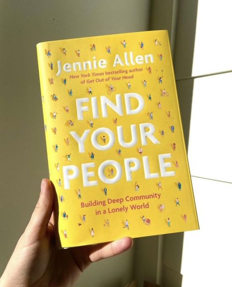 Find Your People Book, Jennie Allen, Bottle Candle Holder, Find Your People, Behind My Back, Personal Development Books, Development Books, Bottle Candles, Good Read