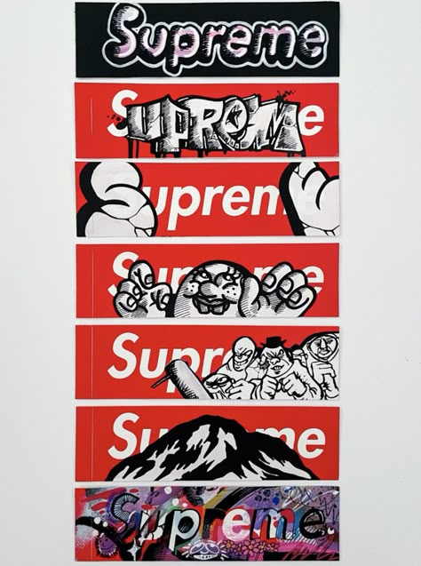 Hypebeast Stickers, Graffiti Stickers Ideas, Bike Logos Design, Supreme Sticker, Nice Wallpaper, Basquiat Art, Skate Stickers, Emoji Wallpaper Iphone, Graffiti Doodles