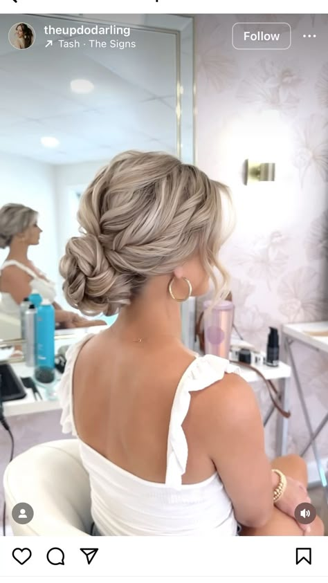 Very Loose Updo, Hair Updos For Bride, Prom Hairstyles For Thinner Hair Up, Medium Length Wedding Hairstyles Updo, All Up Wedding Hair Up Dos, Wedding Hairstyles Updo Messy Boho Low Buns Bridesmaid Hair, Bridesmaid Hairstyles Updo Blonde, Formal Updos For Thinning Hair, All Up Wedding Hair