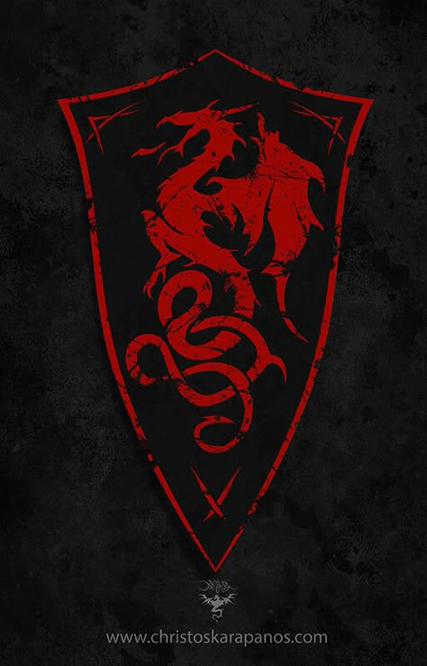 Dragon Sigil, Dragon Crest, Order Of The Dragon, House Sigil, Dragon Hunters, Heraldry Design, Medieval Dragon, Dragon Shield, Skateboard Design