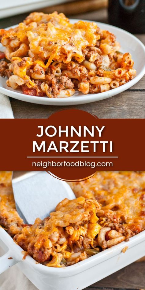 Best Johnny Marzetti Recipe, Johnny Marzetti Recipe Easy, Johnny Marzetti Recipe Casseroles, Marzetti Recipes, Casserole Recipes Pasta, Johnny Marzetti Recipe, Johnny Marzetti Casserole, Marzetti Casserole, Ground Beef Tomato Sauce