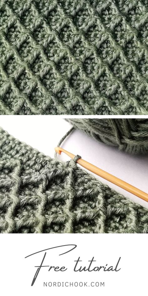 Celtic Weave Stitch Crochet, Crochet Celtic Stitch, Crochet Lattice Stitch, Tall Crochet Stitches, Alpine Stitch Crochet Blanket, Crochet Texture Stitches, Textured Crochet Stitches, Surface Crochet, Crochet Diamond