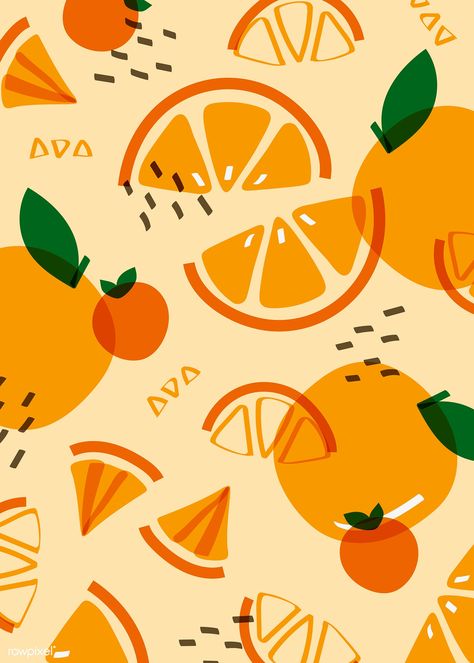 Tropical orange fruit pattern vector | free image by rawpixel.com / busbus / NingZk V. Citrus Graphic Design, Oranges Fruit Aesthetic, Citrus Pattern, Orange Nature, Wallpaper Australia, Zebra Wallpaper, Sketch Note, Tropical Orange, Fruit Fruit