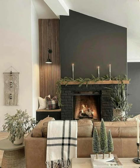 Home Fireplace, Fireplace Ideas, Living Room Inspo, New House Ideas, Living Room Inspiration, Forever Home, Great Room, Where The Heart Is, House Inspiration