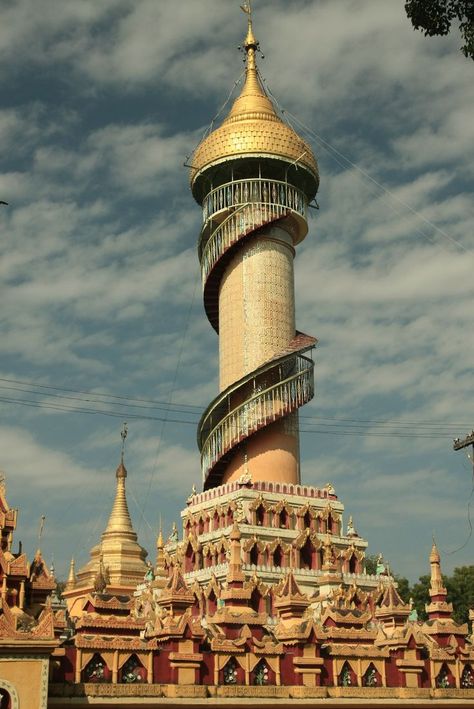 Myanmar Landscape, View Tower, Monywa, Myanmar Travel, Majestic Mountains, Leaning Tower Of Pisa, Myanmar, The Crown, Trekking