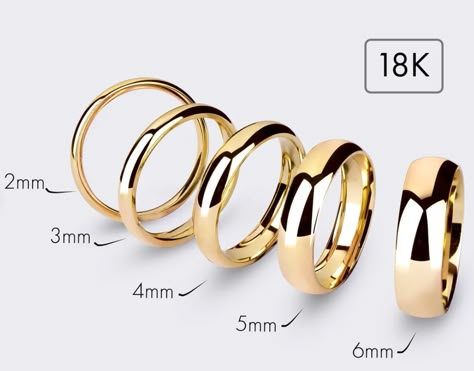 18k solid gold material Couple Ring Design, Wide Wedding Bands, Simple Wedding Bands, Gold Rings Simple, Yellow Gold Wedding Band, Ring Simple, Rose Gold Band, Solid Gold Rings, White Gold Band