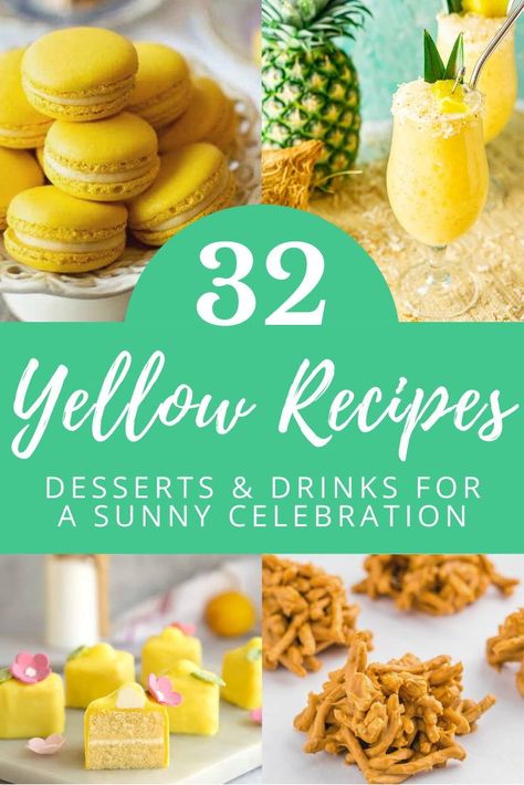 Yellow Appetizers Parties, Yellow Dessert Charcuterie Board, Sunshine Theme Desserts, Orange Color Party Ideas For Adults, Yellow Party Drinks, Yellow Potluck Food, Color Party Yellow Snacks, Color Party Yellow Ideas, Yellow Drinks For Party