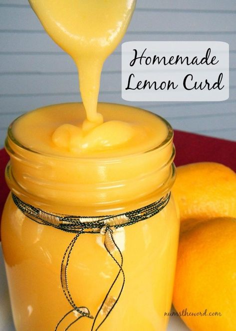 Easy Lemon Curd, Homemade Lemon Curd, International Desserts, Preserving Recipes, Lemon Curd Recipe, Lemon Custard, Curd Recipe, Lemon Desserts, Lemon Recipes