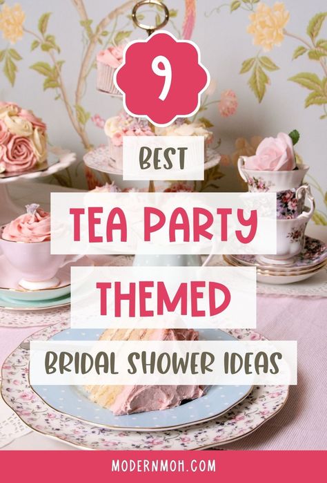 Discover the best tea party themes bridal shower ideas with our expert guide! Explore 9 delightful ideas for a tea party bridal shower, from charming decorations to tasty treats. Set the table and celebrate the bride-to-be with a tea-riffic affair! Explore the best bridal tea party ideas here. Garden Tea Party Bridal Shower Ideas, Bridal Tea Party Ideas, Ideas For A Tea Party, Tea Party Themes, Tea Party Bridal Shower Ideas, Tea Party Bridal Shower Decorations, Themed Bridal Shower Ideas, Bridal Shower Tea Party Theme, Tea Party Wedding Shower