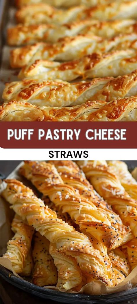 Puff Pastry Cheese Straws Puff Pastry Cheese Straws, Puff Pastry Cheese, Cheesy Puff Pastry, Christmas Elf Ideas, Puff Pastry Recipes Appetizers, Savoury Pastry Recipe, Make Puff Pastry, Puff Pastry Snacks, Cheese Straws Recipe