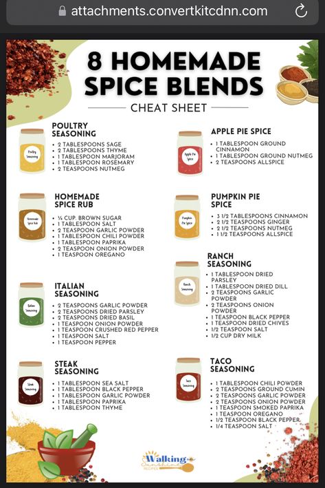 Ranch Spice Blend, Seasoning Blends Spice Mixes, Spices List For Kitchen, School Cafeteria Recipes Vintage, Condiments List, Seasoning Combinations, Keto Recipes With Ground Beef, Dry Mix Recipes, Diy Spice Mix