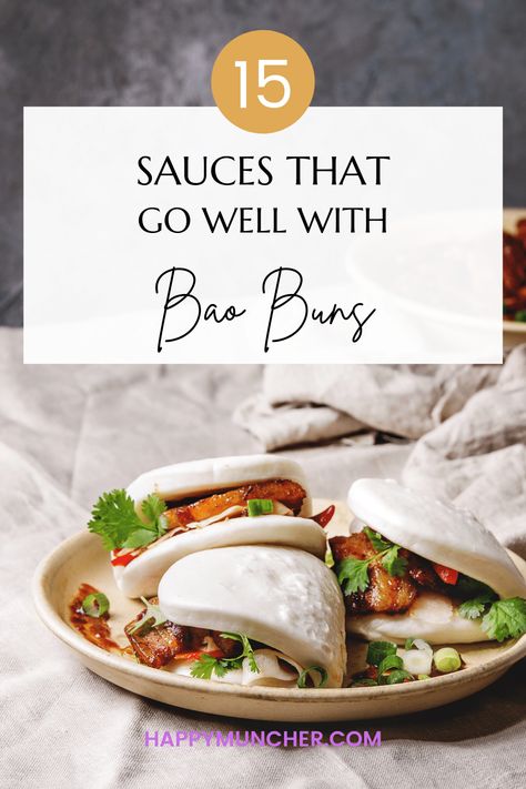 What Sauce to Serve with Bao Buns (15 Sauces) – Happy Muncher Bao Bun Dipping Sauce, Bao Dipping Sauce, Bao Bun Sauce, Shrimp Bao Buns, Bao Sauce, Bao Buns Filling, Bau Buns, Tofu Bao Buns, Pork Bao Buns