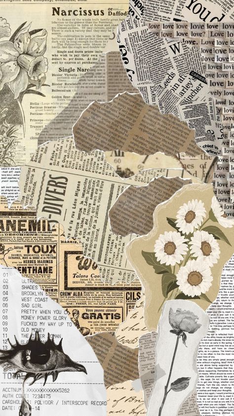 Im not proud of it...#newspaper #wallpaper #loveyourself Newspaper Collage Background, Vintage Newspaper Aesthetic, Newsprint Background, Background Newspaper, News Wallpaper, Vintage Aesthetic Stickers Printables, Newspaper Aesthetic, Newspaper Wallpaper, Altoids Wallet