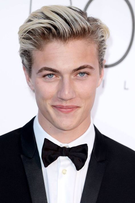 Lucky B Smith, Luke Collins, Lucky Smith, Blue Smith, Lucky Blue Smith, Quiff Hairstyles, Hairstyle Names, Lucky Blue, Blonde Hair Blue Eyes