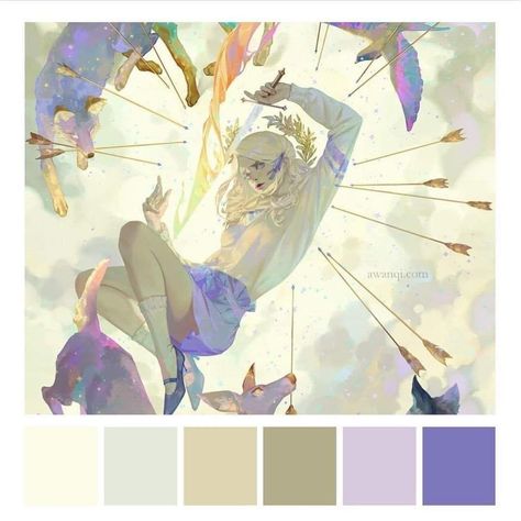 Ethereal Colour Palette, Dreamy Colour Palette, Pretty Colour Palettes, Angel Color Palette, Angelic Color Palette, Flame Color Palette, Muted Colors Aesthetic, Ethereal Color Palette, Color Palette For Art