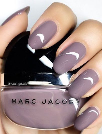 Purple Nail Polish, Purple Nail, Fabulous Nails, Nail It, Purple Nails, Gel Manicure, Gorgeous Nails, Nail Polish Colors, Love Nails