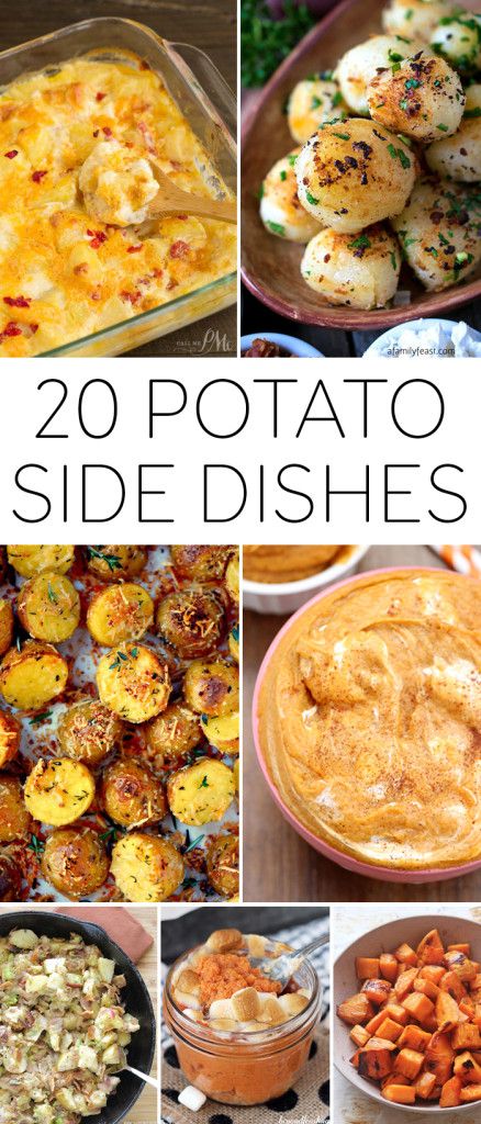 Our family LOVES potatoes. We eat them nearly every day! I’ve been looking for some new ways to prepare them and put together this great list of potato side dish recipes. These potato side dishes would also be great for a special holiday meal like Easter, Thanksgiving and Christmas. Garlic Rosemary Smashed Potatoes via Flour …| #InspirationSpotlight Potato Side Dish Recipes, Vegan Pizza Recipe, Bbq Potatoes, Sweet Potato Casserole Easy, Potato Side Dish, Recipes Potato, Recipes For Summer, Potato Recipes Side Dishes, Side Dishes For Bbq