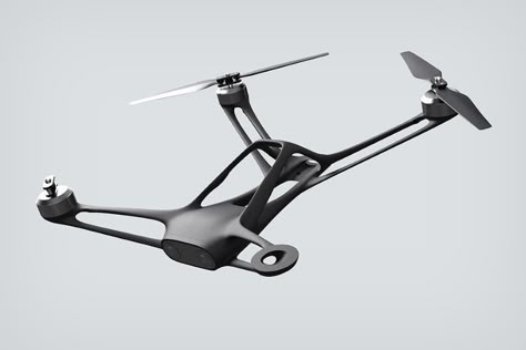 A skeleton-inspired generative designed frame makes this drone incredibly lightweight yet strong – Yanko Design 3d Printed Drone, Generative Design Product, Drone Frame, Avion Rc, Robotics Projects, Drones Concept, Drone Design, Fpv Drone, Generative Design