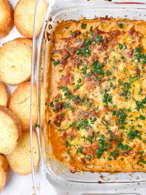 Spicy Italian sausage dip is an easy warm, cheesy appetizer that is the perfect game day food or for any occasion and so easy to make ahead. Spicy Italian Sausage Dip, Sausage Dip Recipes, Meat Lovers Pizza Dip, Italian Sausage Dip, Spicy Sausage Dip, Sausage Dip Recipe, Hot Corn Dip, Batch Baking, Spicy Italian Sausage