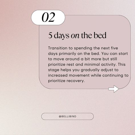 The 5-5-5 Rule for Postpartum Recovery Taking care of yourself postpartum is crucial, and the 555 Rule is a great way to ensure a smooth recovery: ・ 5 days in bed: Spend the first five days postpartum resting in bed, bonding with your baby, and allowing your body to start the healing process. ・ 5 days on the bed: Gradually move around a bit more but primarily stay on the bed to continue prioritizing rest and minimal activity. ・ 5 days around the bed: Slowly reintroduce daily activities wh... 555 Postpartum Rule, After Giving Birth Recovery Tips, Postpartum Tradition, Postpartum Emotions, Postpartum Healing Timeline, 5-5-5 Rule Postpartum, Belly Binding, The Healing Process, Taking Care Of Yourself