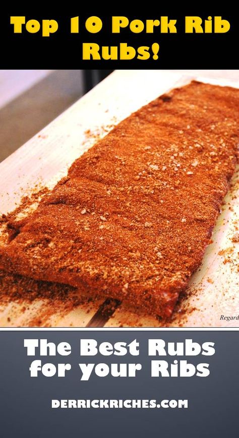 Pork Rib Rub Recipe, Rib Rubs, Rub For Pork Ribs, Rib Rub Recipe, Ribs Seasoning, Bbq Rub Recipe, Grilling Chicken, Bbq Recipes Ribs, Bbq Dry Rub