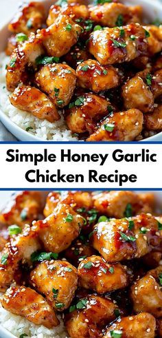 Garlic Chicken Recipes Easy, Layered Taco Salads, Easy Honey Garlic Chicken, Baked Beans With Bacon, Budget Family Meals, Garlic Chicken Recipes, Honey Garlic Sauce, Peanut Chicken, Simple Family Meals