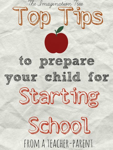 Some top tips for parents of children who are starting school for the first time about how to prepare them emotionally and academically, from a teacher. Preparing For School, Getting Ready For School, Imagination Tree, Kindergarten Prep, School Prep, Kindergarten Readiness, Back To School Hacks, Starting School, Ready For School