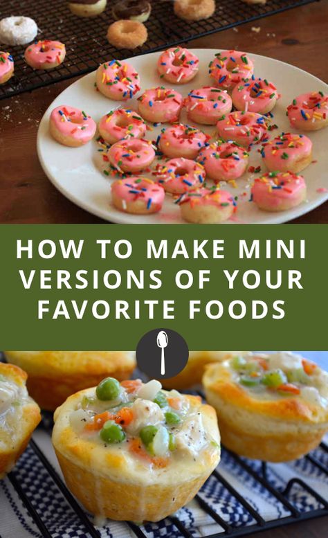 Miniature Party Food Ideas, Miniature Party Ideas, Tiny Foods Party, Tiny Party Food, Mini Plates Appetizers, Tiny Food Recipes, Mini Tea Party Food, Food Truck Appetizers, Tiny Baking Recipes